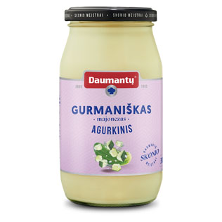 DAUMANTŲ GURMANIŠKAS agurkinis majonezas, 400 g