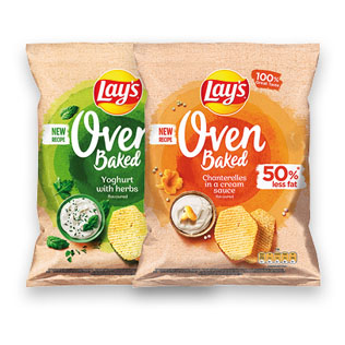 Bulvių traškučiai LAY'S OVEN BAKED, 2 rūšių, 180 g