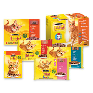 Konservuotam kačių ėdalui FRISKIES, 85 g–1,02 kg