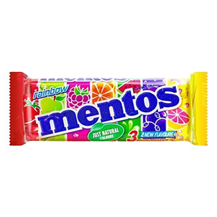 Saldainiai MENTOS TRIO, 120 g.