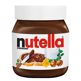 Tep. kremas su lazd. riešutais ir kakava NUTELLA, 350 g.