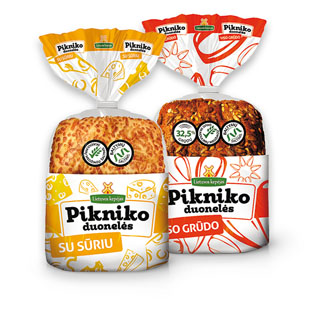 PIKNIKO duonelės (2 rūšių), 200 g, 240 g