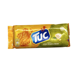 Grietinės ir svogūnų skonio krekeriai TUC, 100 g,