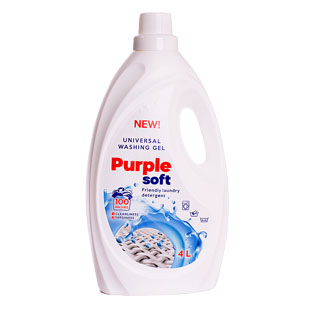 Skalbiklis UNIVERSAL PURPLE SOFT, 4 l