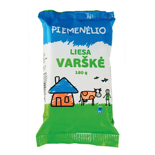 PIEMENĖLIO trinta varškė, liesa, 180 g