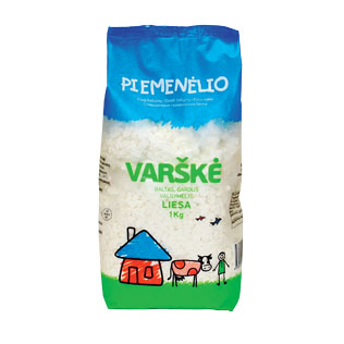 PIEMENĖLIO biri varškė liesa, 1 kg