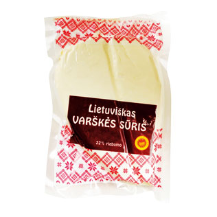 LIETUVIŠKAS varškės sūris, 22% rieb., 1 kg